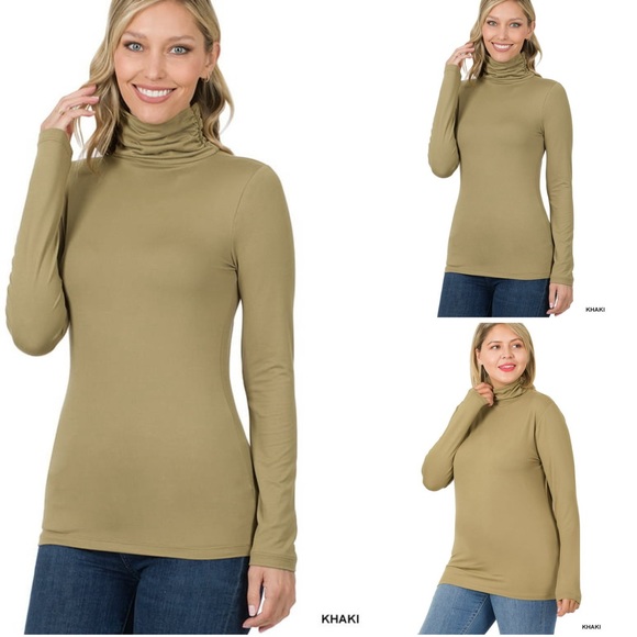 Zenana Washed Mock Neck Short Sleeve Cropped Sweater